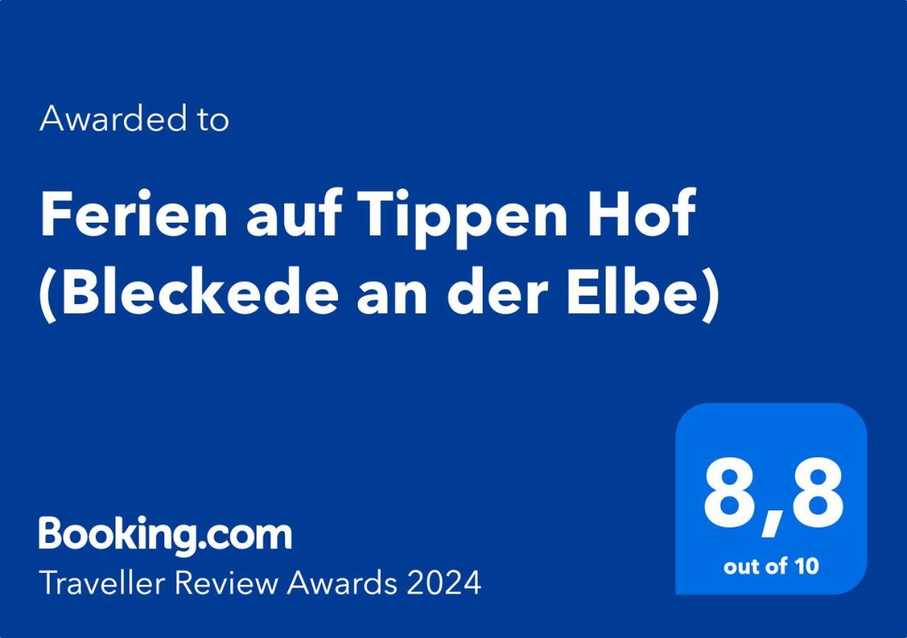 Ferien Auf Tippen Hof Lejlighed Bleckede Eksteriør billede